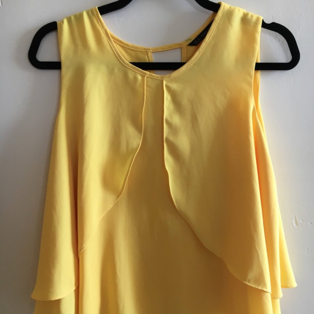 Zara Basic Yellow Top